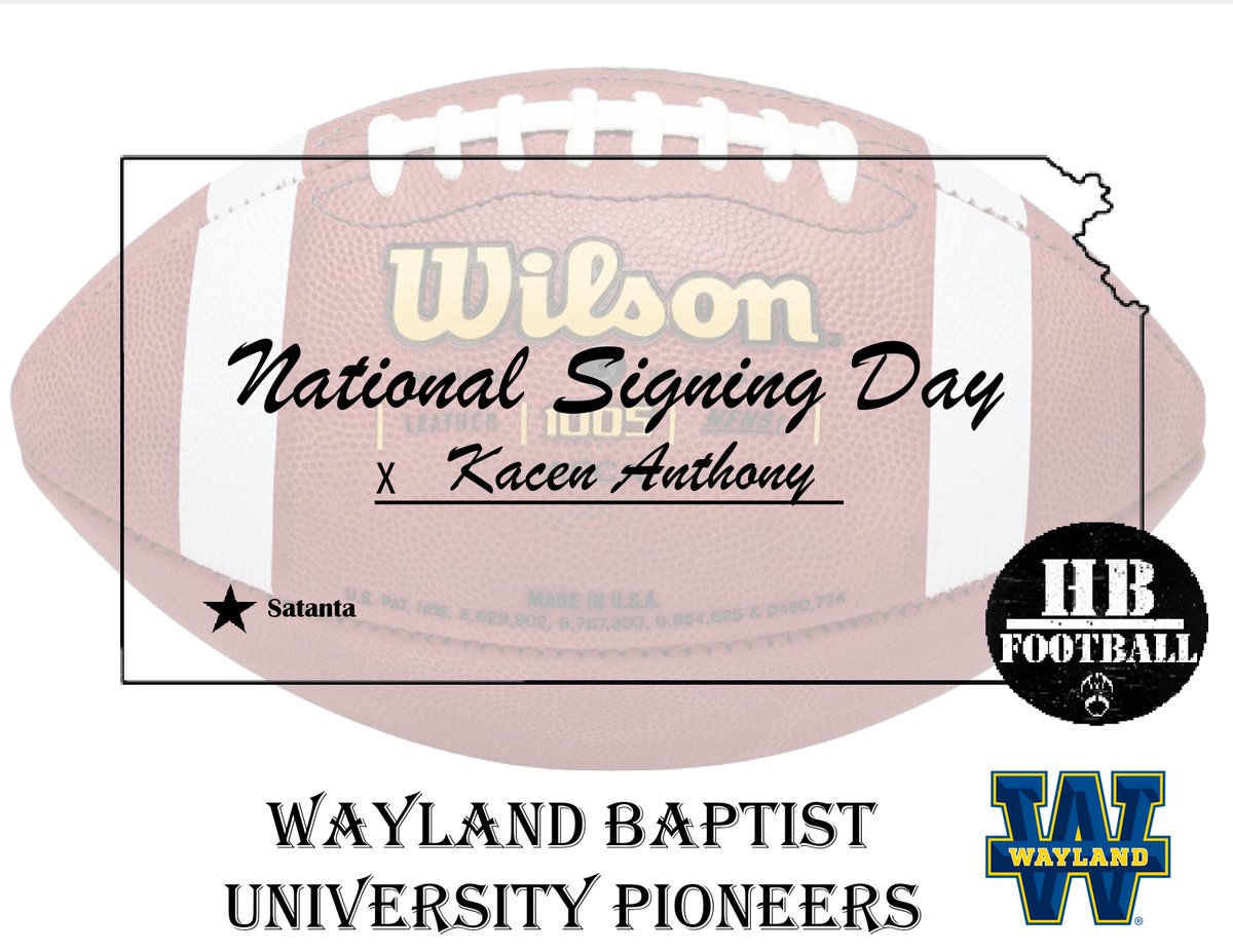 Congratulations to Kacen Anthony of Satanta High School on signing his National Letter of Intent to play at Wayland Baptist University.

<a href="/KacenAnthony33/">Kacen Anthony</a> <a href="/SatantaFootball/">Indian Football</a> <a href="/WBUFootball/">WBU Football</a>