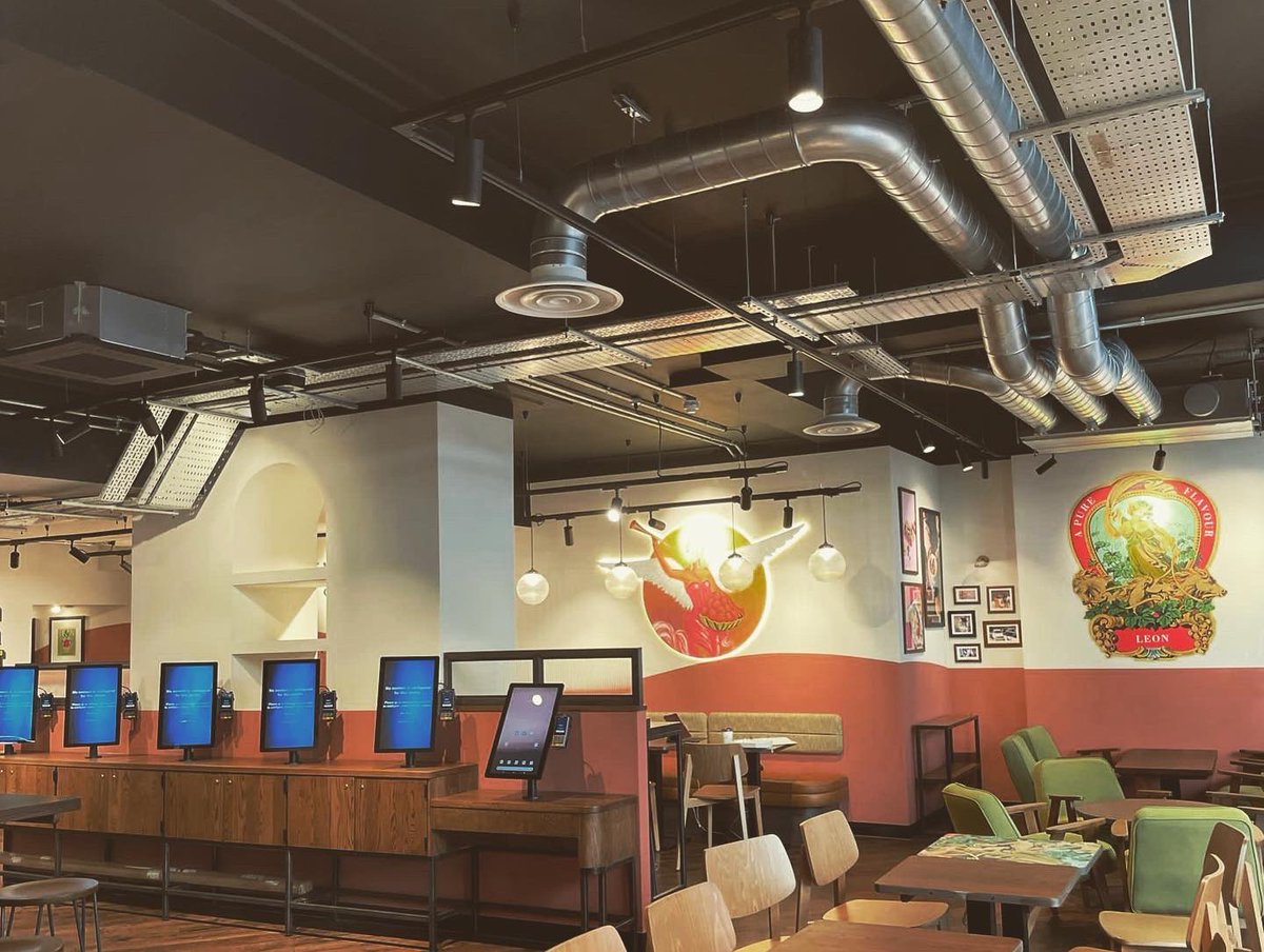 Synecore's tweet photo. What an amazing week of handovers for LEON Restaurants. We completed the mechanical install at the new branches at Earls Court and Hanover Square, which opens later this month.
#leon #leonrestaurants #mechanical #contractor #londonfood #earlscourt #hanoversquare #newrestaurant https://t.co/57aUo3nNNM