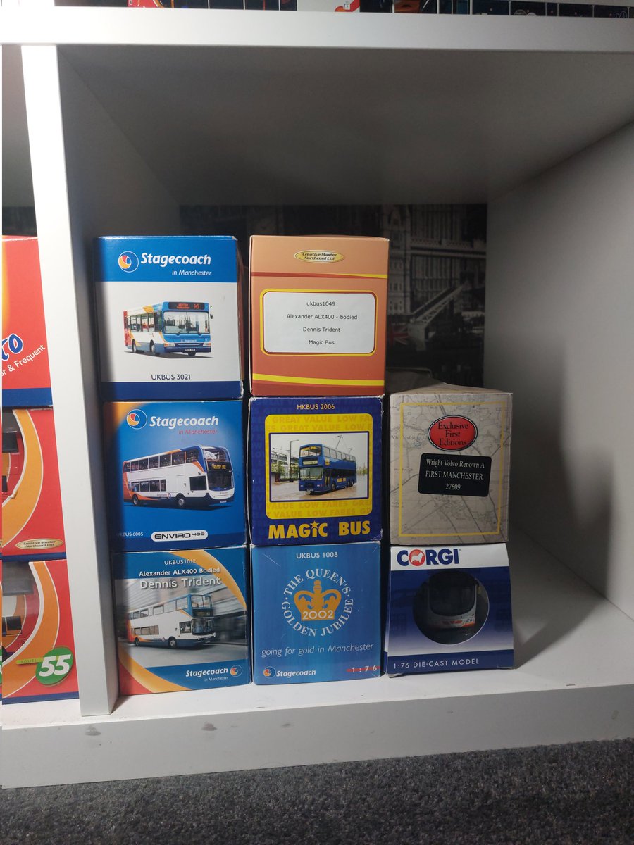 Bus_Pics_Manc's tweet image. My Manchester model bus corner.

Can't believe I have 8 of them now! 😍📸

#StagecoachGM
#MagicBus
#FirstManchester 
#Finglands
#Manchester 
#ManchesterBus