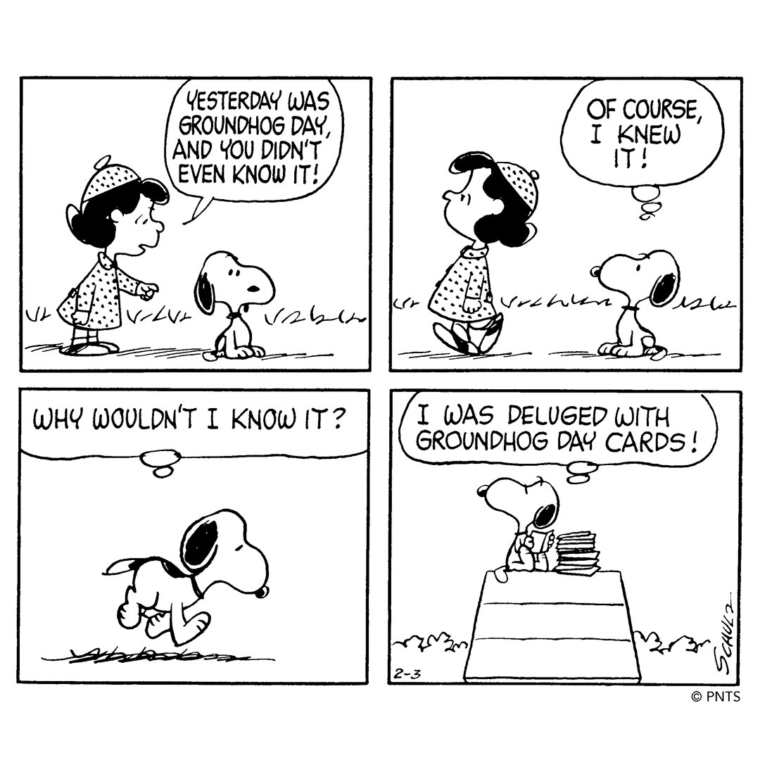 Charles M. Schulz Museum on Twitter "Six more weeks of winter! ⁠ This