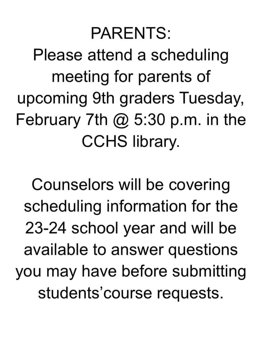 Attention 9th and 10th grade students!!