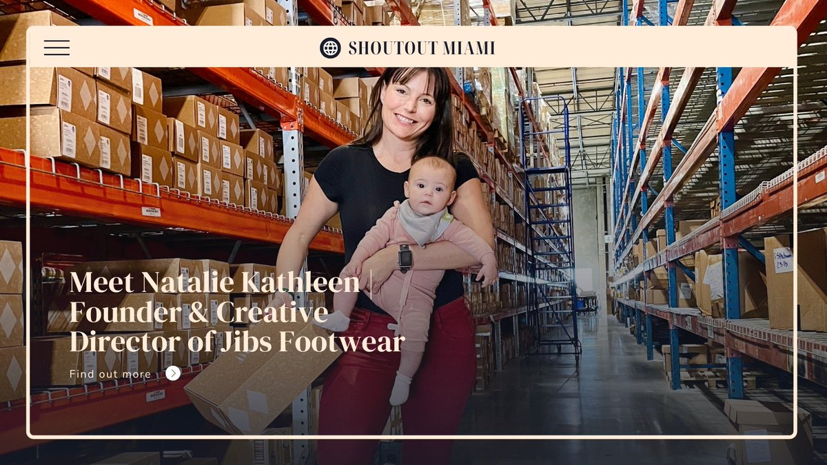 "We had the good fortune of connecting with <a href="/natkathleen/">Natalie Kathleen</a>..." on all things from how Jibs got started, to risk-taking, guiding principles and (very timely!) the work life balance equation.

Read the full story: lnkd.in/e7D9feCT

#footwear #miamibusiness #founderstories