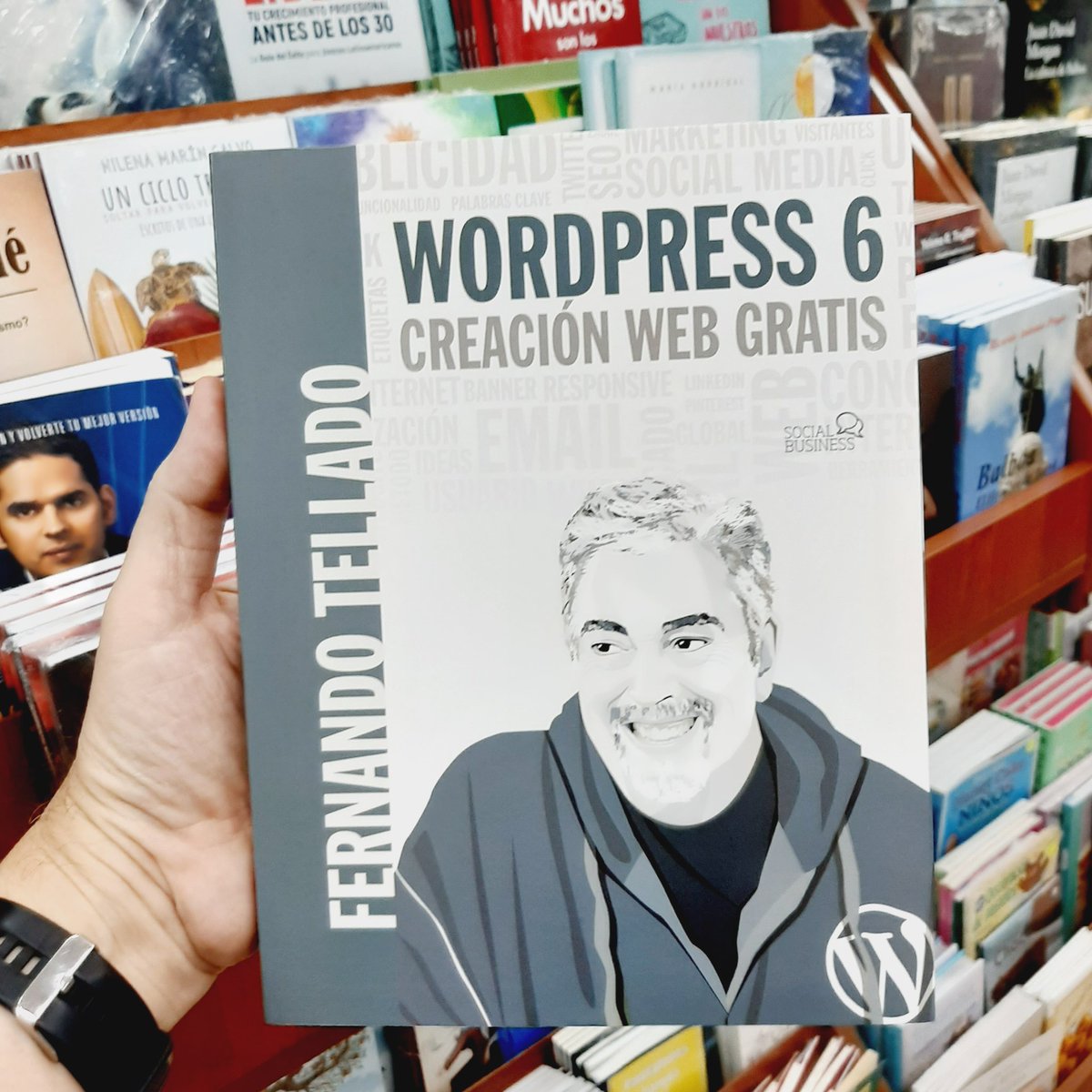 Juan_N_Rosas's tweet photo. Disponible en Panamá en la librería @Granmorrison #wordpress6 Creación Web Gratis de @fernandot   ¡Ya tengo mi ejemplar! @Anaya_Multimed https://t.co/QL0izLos4t