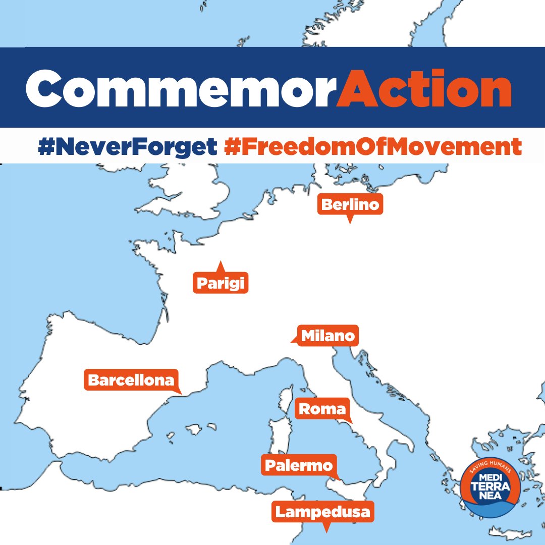 #CommemorAction 

Il 6 febbraio 2014, la polizia spagnola uccide 15 persone migranti al confine tra #Marocco e #Spagna. 

Ogni 6 febbraio, familiari di vittime e dispersǝ e attivistǝ manifestano in Europa e Nordafrica per ricordare chi ha perso la vita e lottare contro i confini.