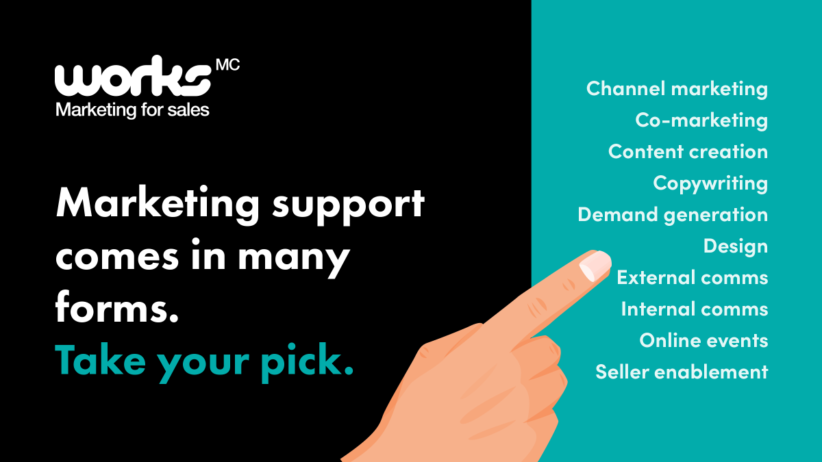 WorksMC's tweet image. No increased agency overheads just cost-effective creative solutions for marketing challenges – whether for quick turnaround projects, tactical campaigns, or strategic programmes. See our range of services: bit.ly/3xtUywS