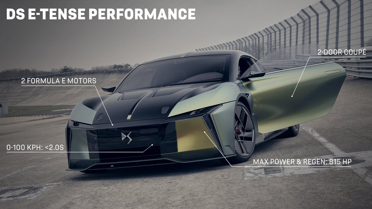 ds_automobiles's tweet photo. The features do not lie, the future will be bright with DS E-TENSE PERFORMANCE.
@retromobile_paris #Retromobile #DSETENSEPERFORMANCE https://t.co/NiReRg4eNq