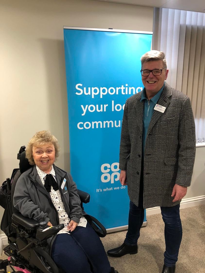 Our volunteer ambassador Roy went along to the @CoopUK Community Fund forum in Chester yesterday, which focused on how #TimeToTalk is helping local staff and communities 💬🤝