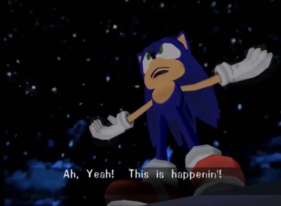 SonicRiseUp's tweet image. Sonic Fans, what OFFICIAL Sonic quote lives in your head rent free?