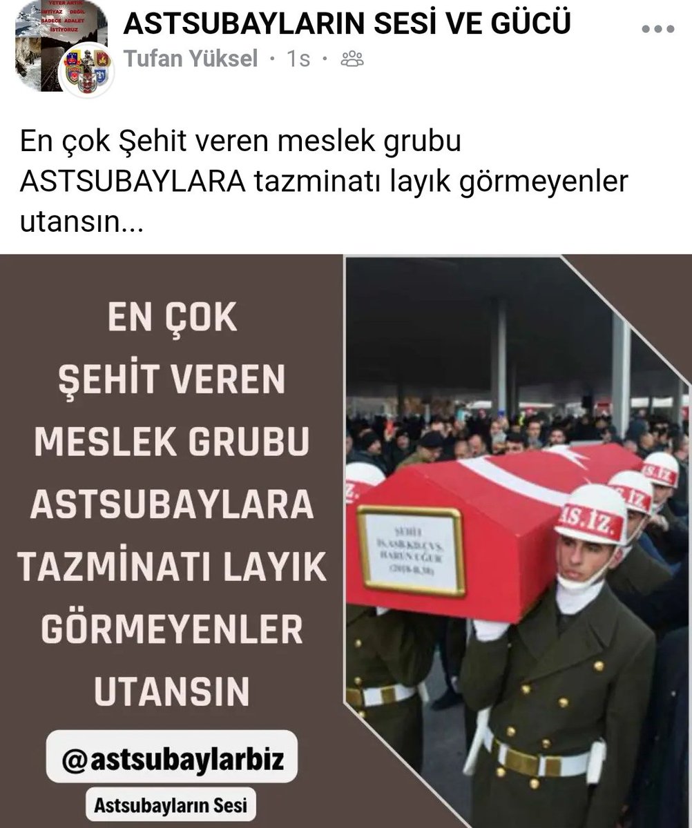 NECM75188306's tweet photo. #SözVerdinizTazminatHakkımız Suriye de, ırak da, yurdun en ücra, kuş uçmaz kervan geçmez yerlerde yedi yirmidört görev yapan kimler var, tabiki astsubaylar @@Akparti @RTErdogan @dbdevletbahceli @TC_icisleri @tcbestepe @yilmaz_ismet58 @ikalin1 @mustafaelitas @NumanKurtulmus https://t.co/p9JcNhGWS2