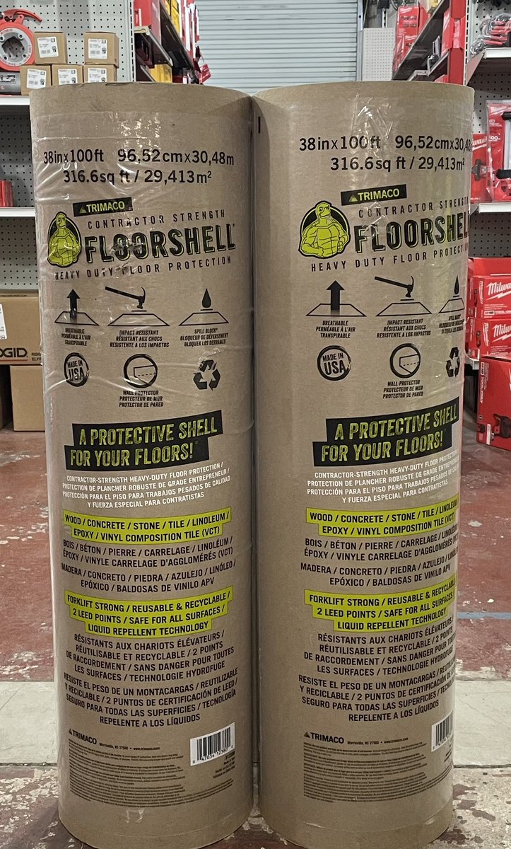 AtlasBolt's tweet image. In stock and ready to roll!! 🦺👷‍♂️🥽 #floorprotection #atlasboltsupply #wheretheprosgo #nowyoureready