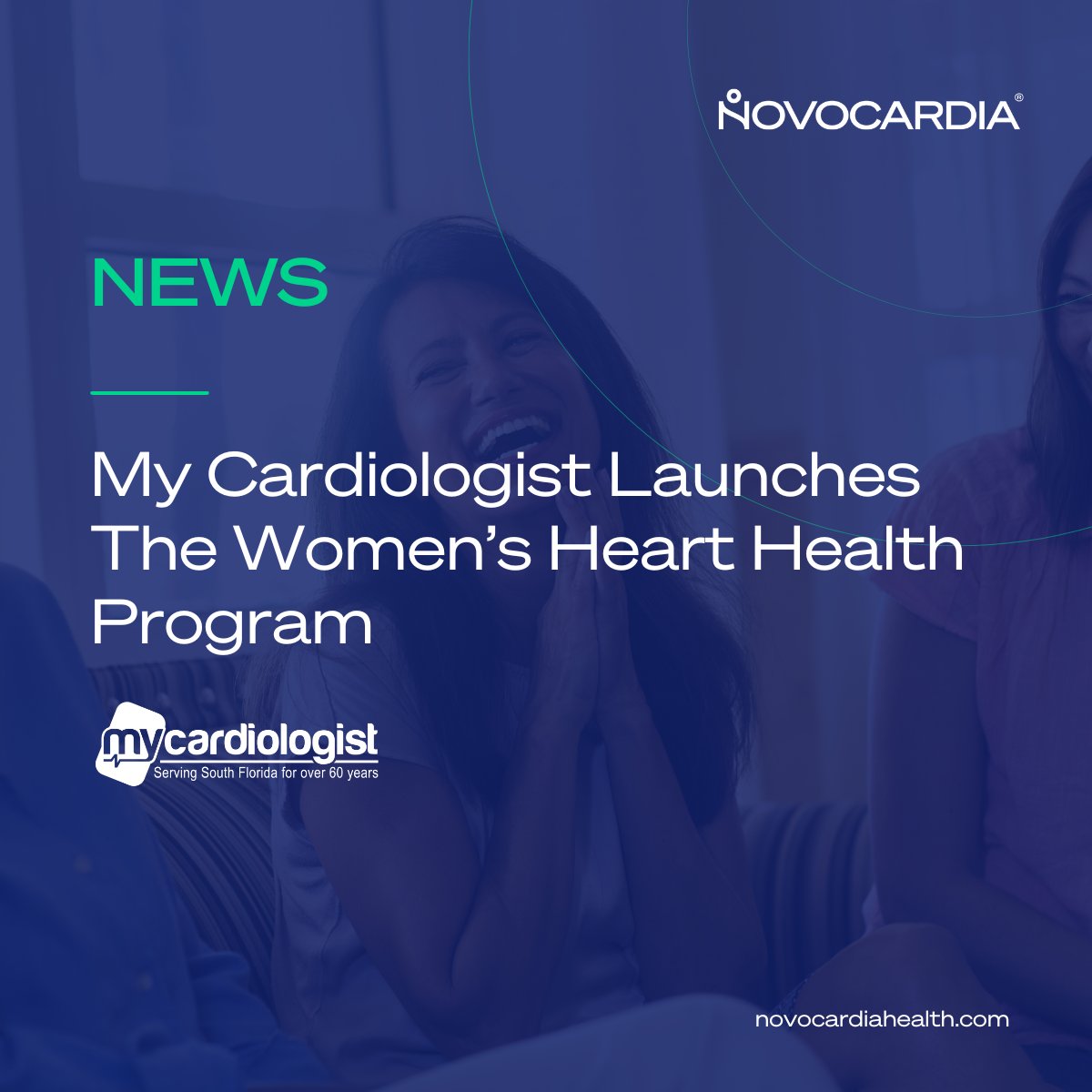 novocardia's tweet photo. We are excited to announce the launch of The Women’s Heart Health Program at My Cardiologist in South Florida. 

The new cardiac clinical center will focus on preventing, diagnosing and treating #cardiovascular disease, 70% of which is preventable.

https://t.co/hwyKOHrgmK https://t.co/qDKbkG7O2V