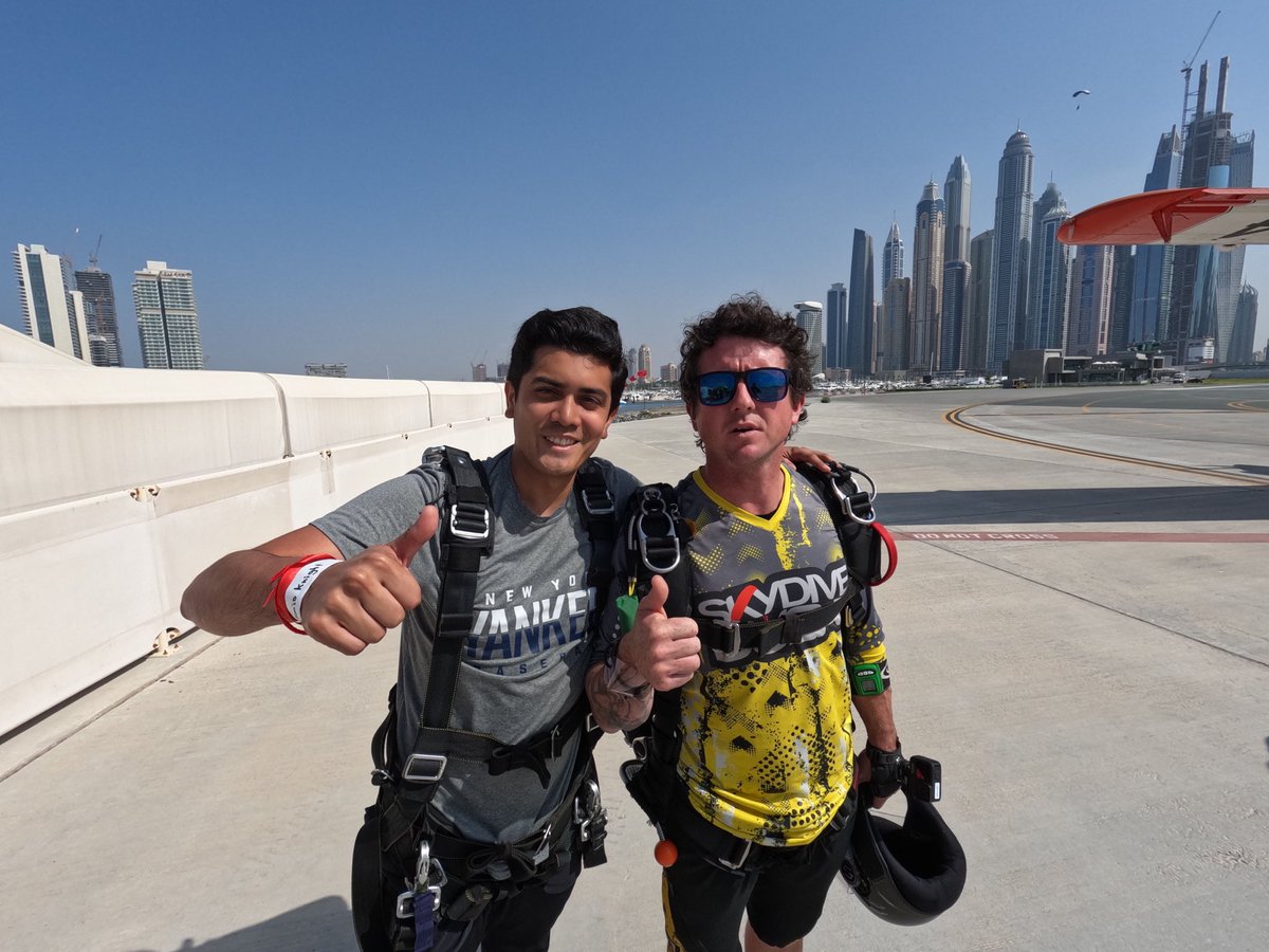 Bucket list ✅ #SkyDiveDubai