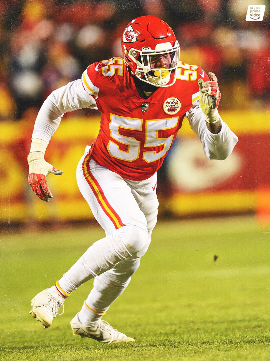 NFLonPrime's tweet photo. Frank Clark's playoff numbers since 2019 👀

11 Games
20 TKLs
10.5 Sacks
1 FR

@Chiefs | @TheRealFrankC_ https://t.co/vo59XGFWrA
