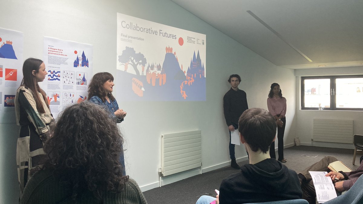 CCIGlasgow's tweet photo. โin the year 2032 how might Local Government listen to, communicate with, include and inspire every citizen to take part and what role might data play in this.โ
#FutureCasting #DesignThinking #LocalGovernment #Data #DesignwithData
@GlasgowCC https://t.co/SvnzZZdkjB
