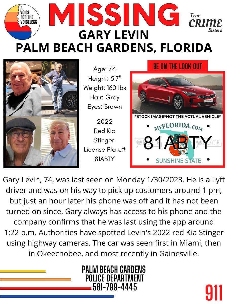 WhitSich's tweet photo. Last passenger was arrested after a high speed chase. He was already a homicide suspect prior to this. So car is located and passenger/suspect arrested, but still no #GaryLevin (Lyft Driver and beloved family member, grandpa, dad, friend, etc) 😭 #Missing https://t.co/1gpmvkWqrJ