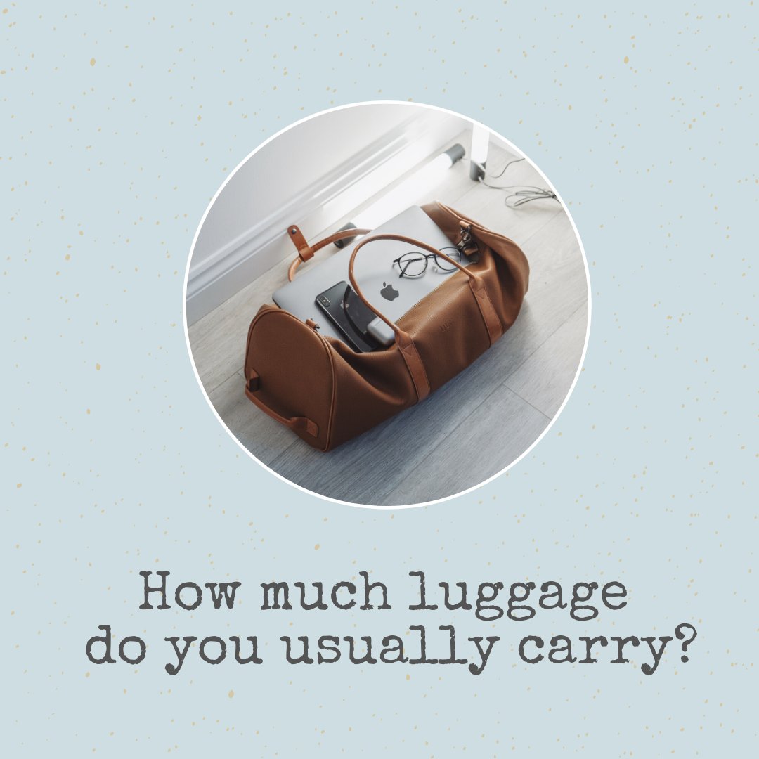 How much luggage do you usually carry?
#adventureclub #itravel #thebestdestinations