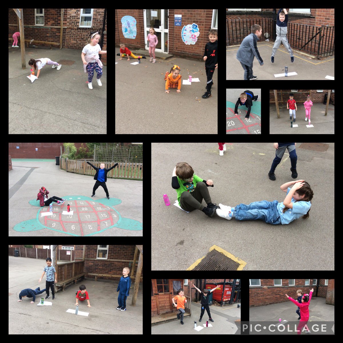 FPS_2_SuperDino's tweet image. We created our own exercise routine for our friends. We were very creative and thought of exercises that would help us get fitter and stronger. #fpsscience #fpssport