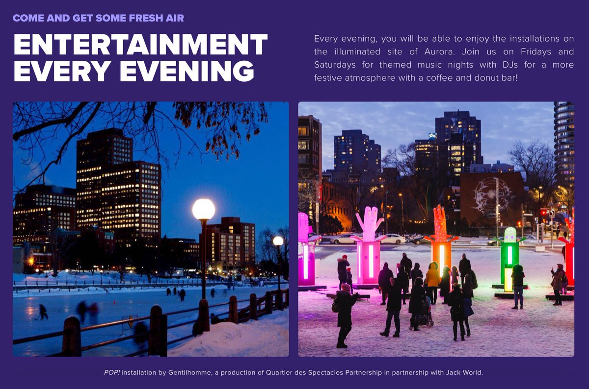 POP! Tour hits Gatineau, QC, Feb 3-11! 🎉🎶 Come immerse yourself in a world of color, sound, and fun.  

Learn more about the event: experienceaurora.ca

#POPTour #Gatineau #Gentilhomme