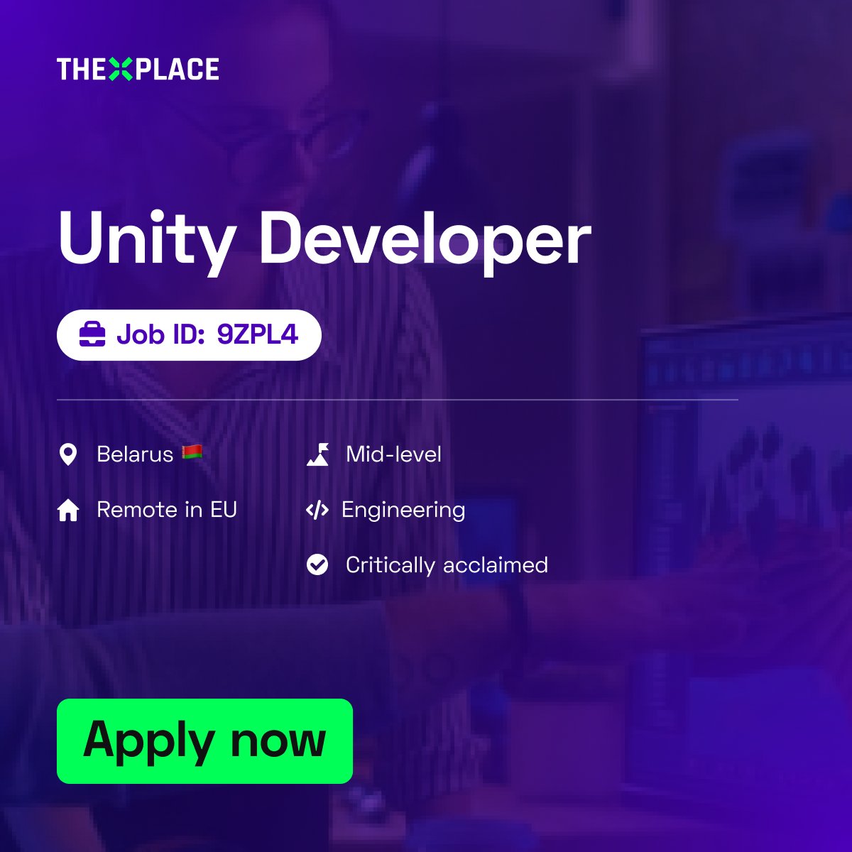 TheXPlace's tweet photo. Want to work on a critically acclaimed #detective game?

This talented team is looking for a seasoned #unity #developer who can lead this domain.

Studio is  ✅ Well Funded and the role is 100% #remote (🏠 #wfh)

#TheXPlace #workwithindies #unityprogrammer #unityengineer https://t.co/9bl2bfjTSh