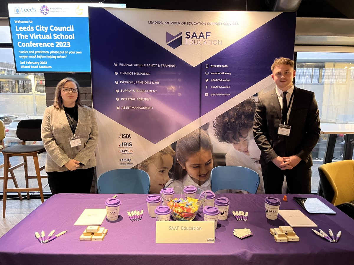 KristaTrading's tweet photo. We spoke to the @SAAFEducation team today at Elland Road for @MondaleEvents: "Leeds City Council The Virtual School Conference and Exhibition 2023! 😄 

Check out their website ➡️ https://t.co/W9a4cMmxyA 

#AlternativeProvision #EdTech #EDClass  #Attendance #Reintegration https://t.co/9SI7fgaODe