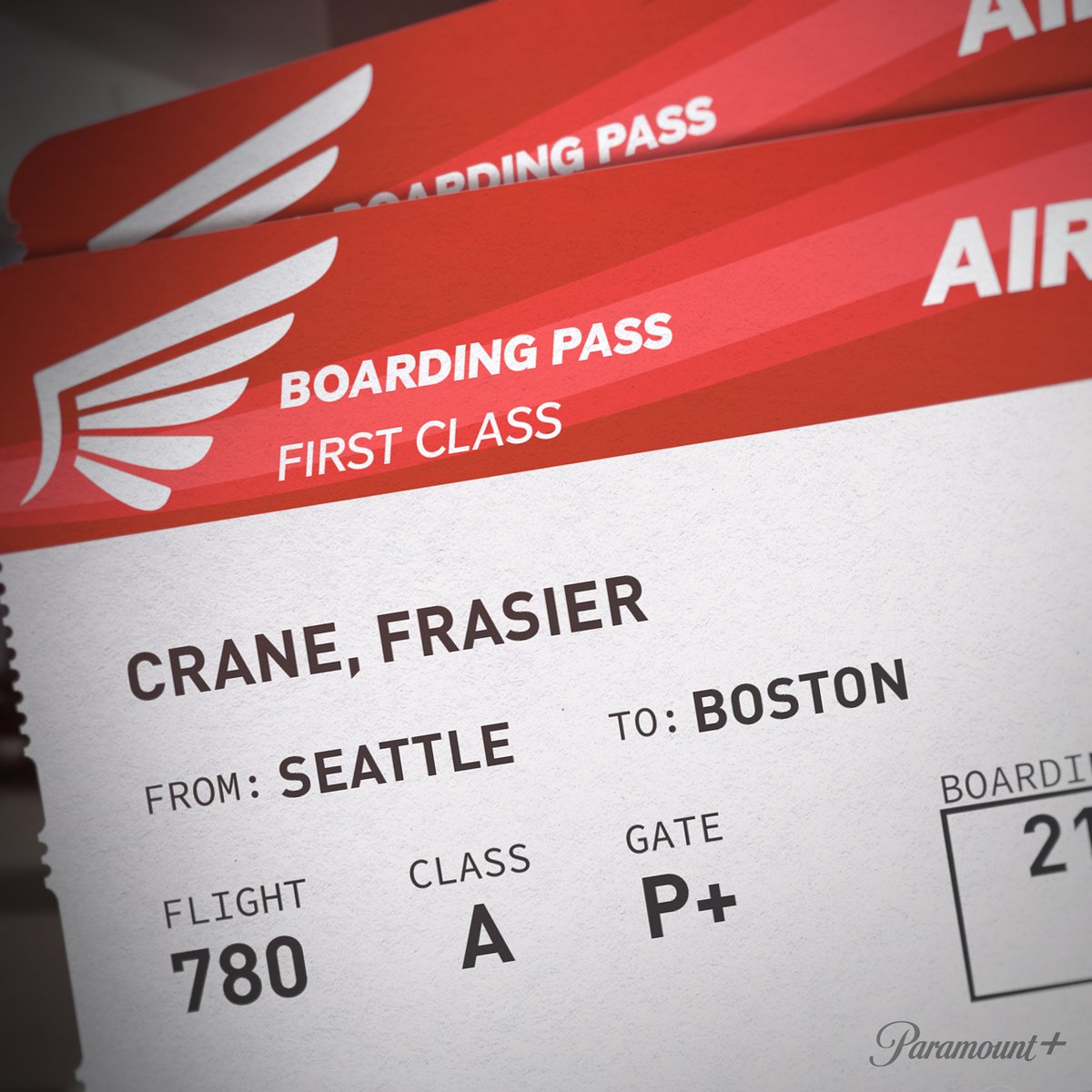 ParamountPlusFR's tweet photo. Au revoir Seattle. BONJOUR BOSTON ! 👋
La série #Frasier entre en production ! Prochainement sur #ParamountPlusFR https://t.co/RxrXmEAOvq