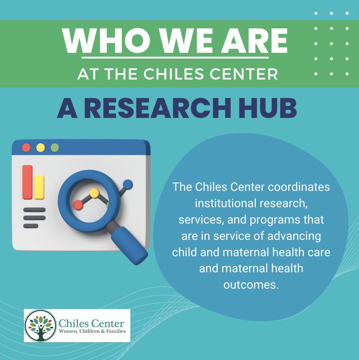 ChilesCenterUSF's tweet photo. We hold many roles across the USF Chiles Center. One of these roles is a research hub, where our faculty coordinate institutional research, services and programs to advance child and maternal health care and outcomes. 

#USFCOPHrocks #usf #publichealth #maternalhealth #research https://t.co/d2zwy5Dx98