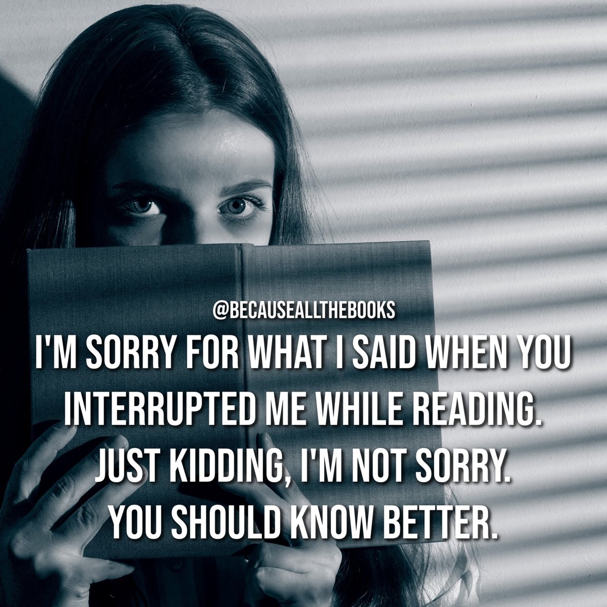 becausemybooks's tweet photo. Shhhhh...I'm reading!
#BecauseAllTheBooks #AmReading #ReaderProblems #ReaderStruggles https://t.co/e64XHjpBjB