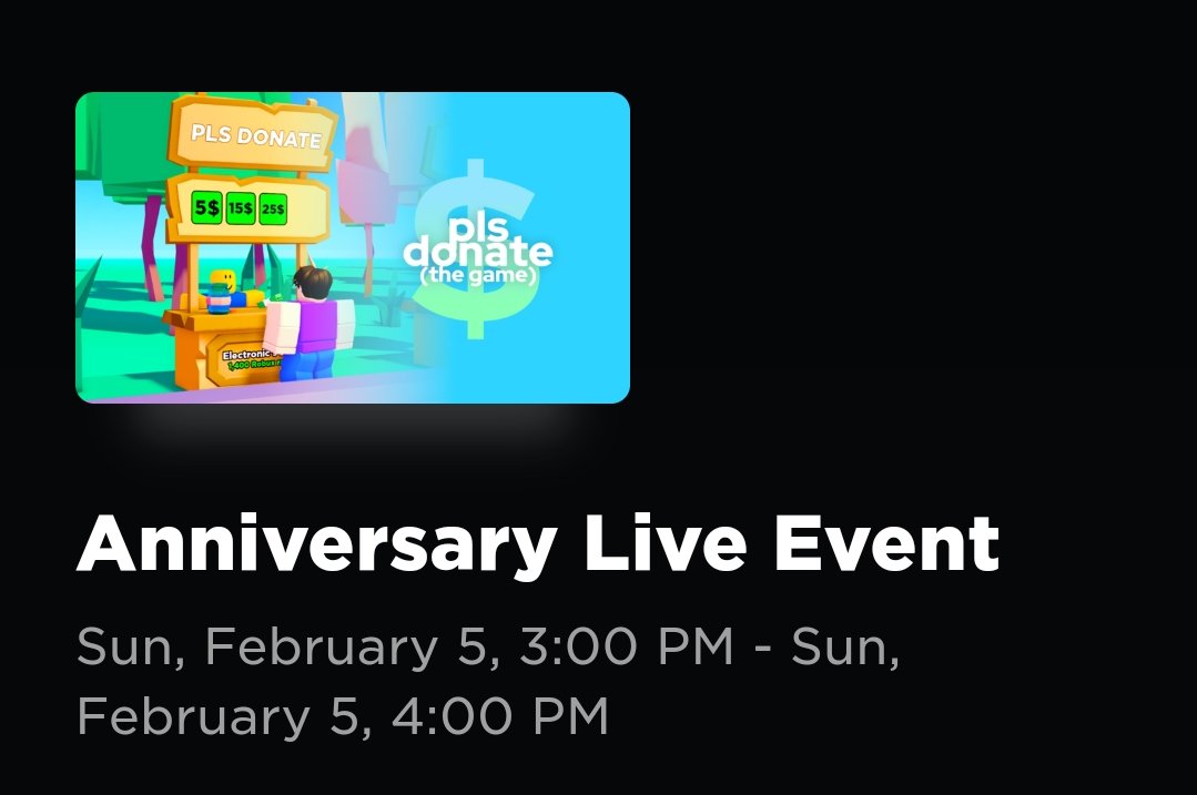 PLS DONATE News 💸 on X: 🔴 LIVE EVENT A live event has been confirmed for  the 1st anniversary of PLS DONATE 🥳 ⏰️ February 5th, 3pm EST Participate  for a free