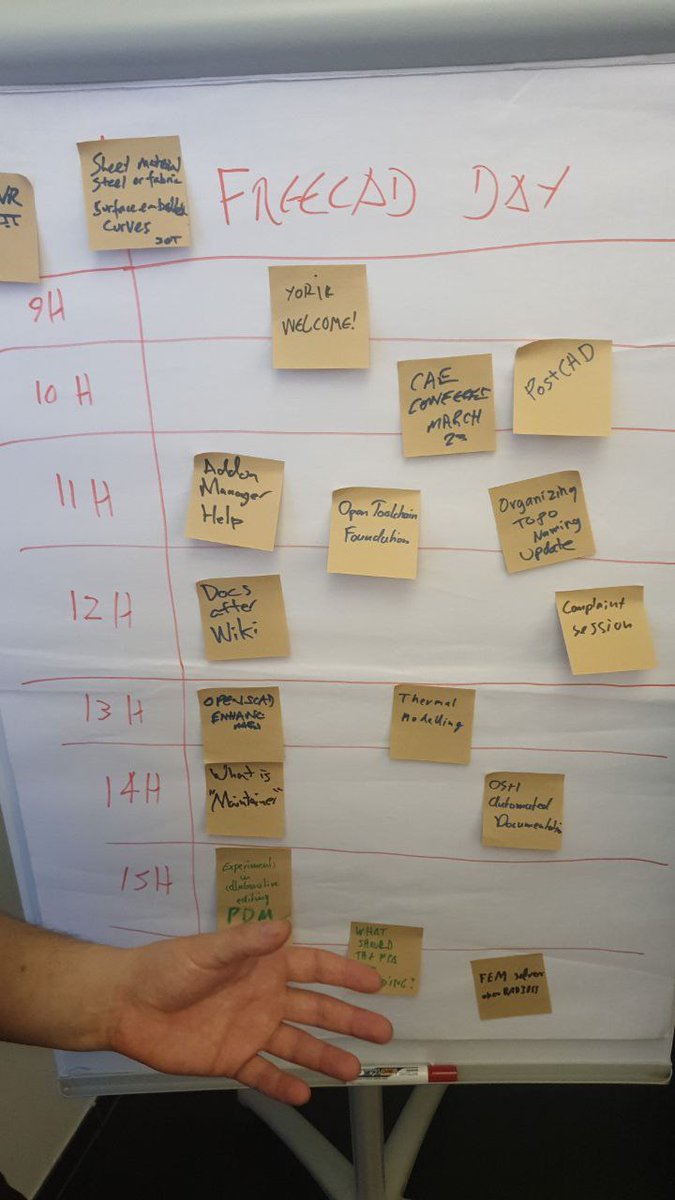 OSEGermany's tweet image. Joining @FreeCADNews together with the #OpenToolchainFoundation the #FreeCADday on very inspiring discussion on the future of engineering #FLOSS tools.

Ready for otfn.org/hackathon 

visit opentoolchain.org or join the updates via floss.social/@opentoolchain

#OTFN #FLOSH