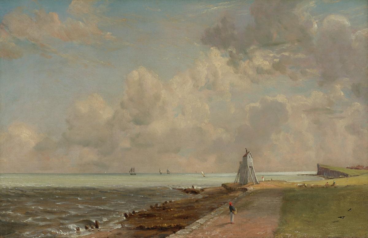 Harwich Lighthouse by John Constable RA Exhited 1820 
Oil on Canvas 
(@Tate)