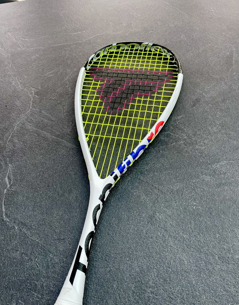 The String Doctor (@stringdoctor79) on Twitter photo Playing around last night with colour patterns for strings and stencils on one of my own <a href="/tecnifibre/">Tecnifibre</a> rackets. #neon
The beauty of being a stringer is that I can enjoy looking at it.... then put the serious stuff, my favourite X-One Biphase, in it later ๐ Playing around last night with colour patterns for strings and stencils on one of my own <a href="/tecnifibre/">Tecnifibre</a> rackets. #neon
The beauty of being a stringer is that I can enjoy looking at it.... then put the serious stuff, my favourite X-One Biphase, in it later ๐