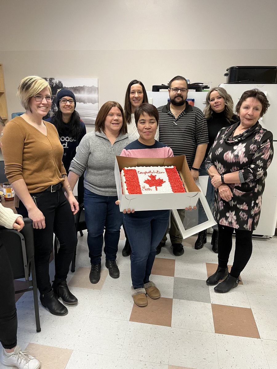 A special week for our wonderful Crescents EA Mrs Viray who became a Canadian Citizen. Congrats Mrs V!