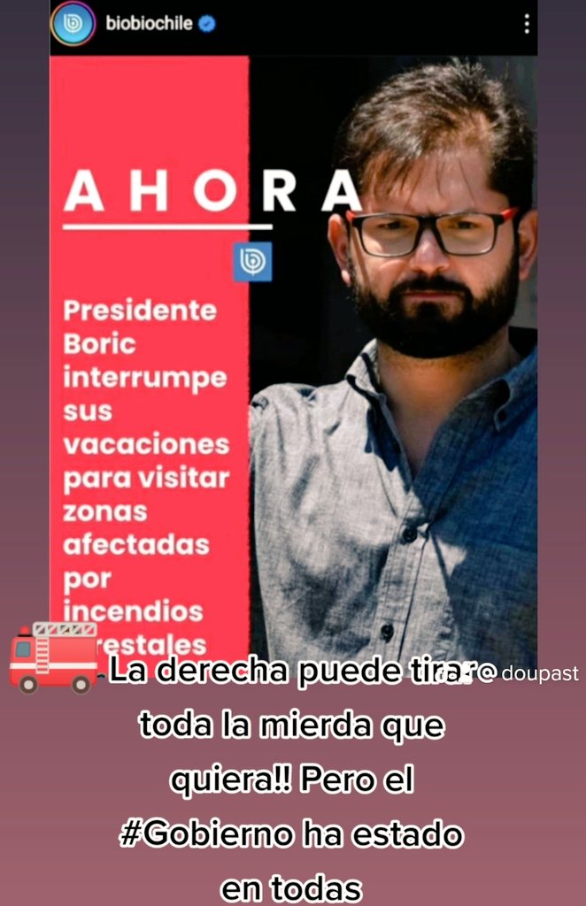 Dpm_Chile2020's tweet photo. #TCShow @tvmas_tv
Los #IncendiosForestales son manipulados, porque hectáreas quemadas son mas baratas para que las #Forestales las compre #LeyDeIncendios Este gobierno apoyando #SeEstaHaciendoLaPega https://t.co/BxQa0DKdNd