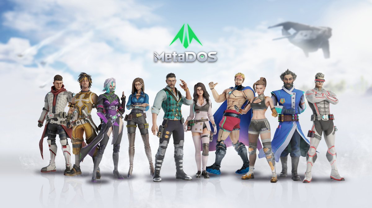 MetaDOS's tweet image. Have a great weekend, TIMESeekers!
Here is the photo of our first 10 Players (characters in MetaDOS). Enjoy!

#MetaDOS #DOSChain #DOS #BattleRoyale #Web3Gaming #Avalanche