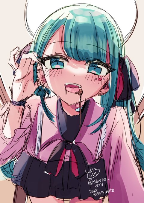 バレンタイン用のヴァンパイアミクさんwip 