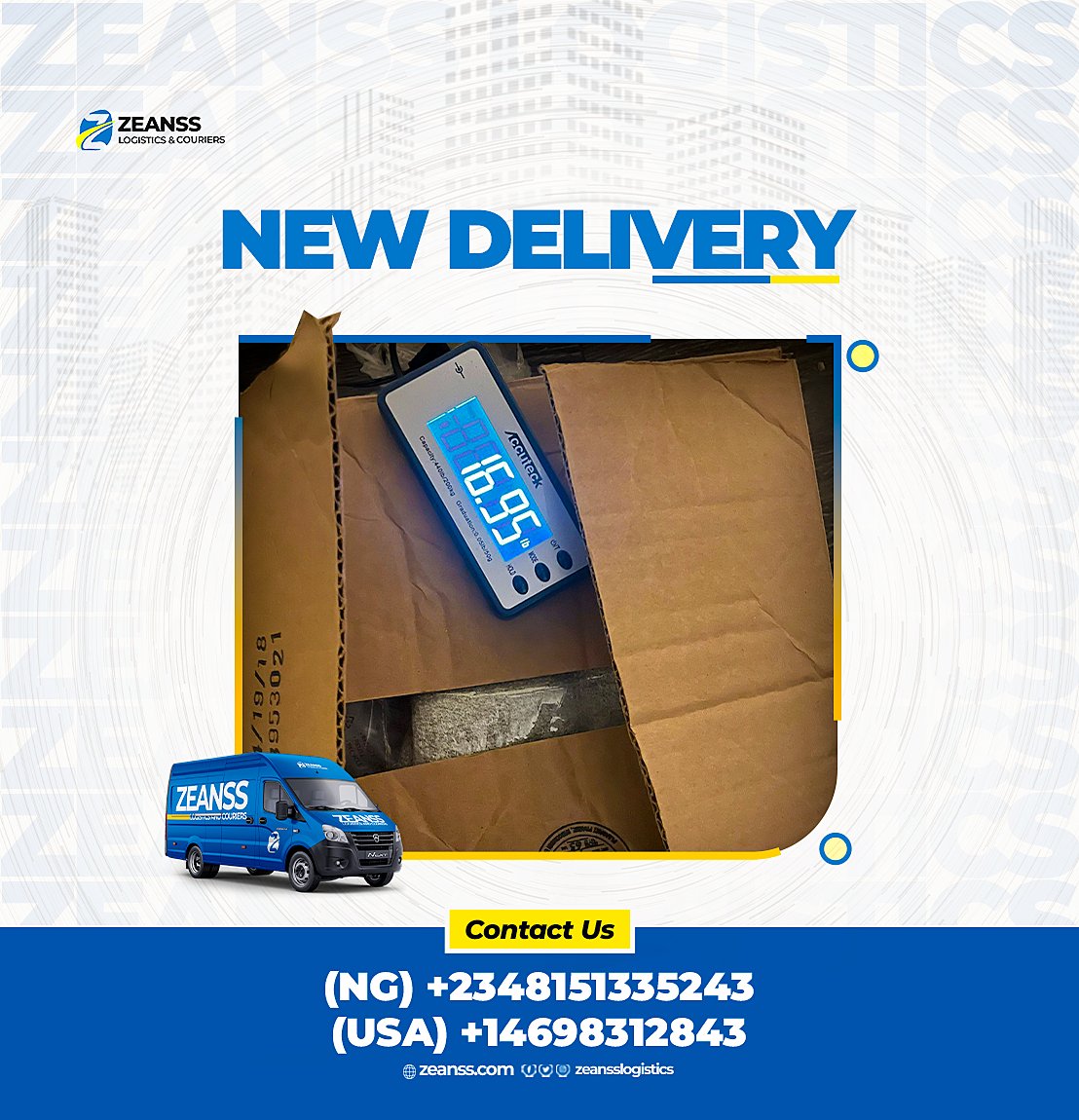zeansslogistics's tweet photo. We are in the business of making seamless delivery services between the United States of America and Nigeria.

~~
President of Nigeria, Iwo road Lagos Rec APC Governors Codeine Smallie Chude Zenith Vote Peter Obi Northern Christians Nigerian Army MC Oluomo Oshodi Oyo State Ibadan https://t.co/hsWy6pAsfF