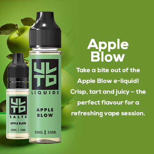 Introducing our NEW range of e-liquids – ULTD 🤩

Meet Getsome Grape 🍇 Pomberry Plunge 🍓🍈 &amp; Apple Blow🍏

Shop the full range pulse.ly/5re6ieu2ii

AquaVape products may contain nicotine, only suitable for 18+
━━━━━━━━━━━━━━━
#eliquids #ejuice #vapesale #ultd