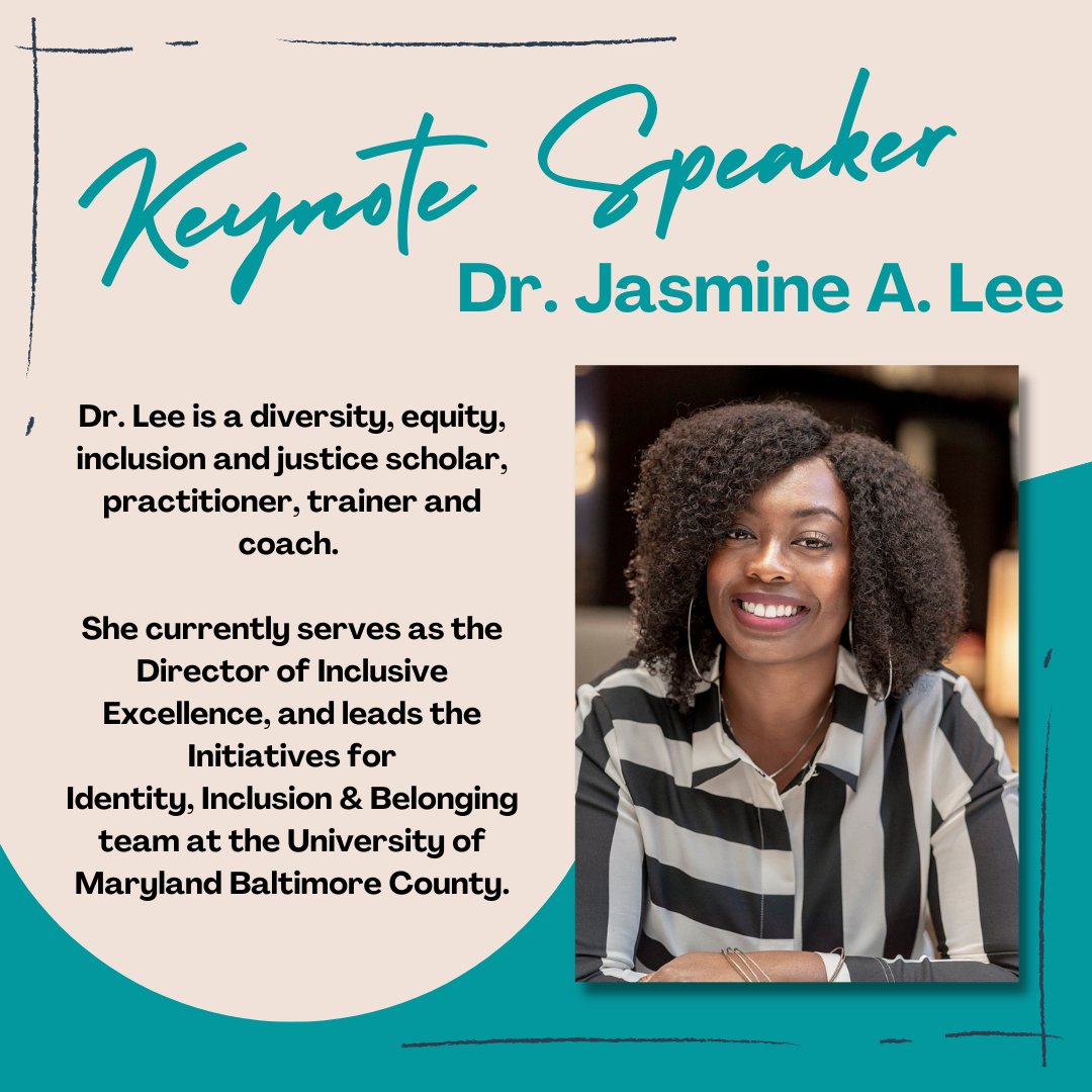 NACADAr2's tweet photo. PSA! We are thrilled to have Dr. Jasmine A. Lee as the 2023 NACADA Region 2 Regional Conference Keynote Speaker! 

See Dr. Lee's full bio in our blog, https://t.co/0uTLofPeVi https://t.co/3eupwANiMt