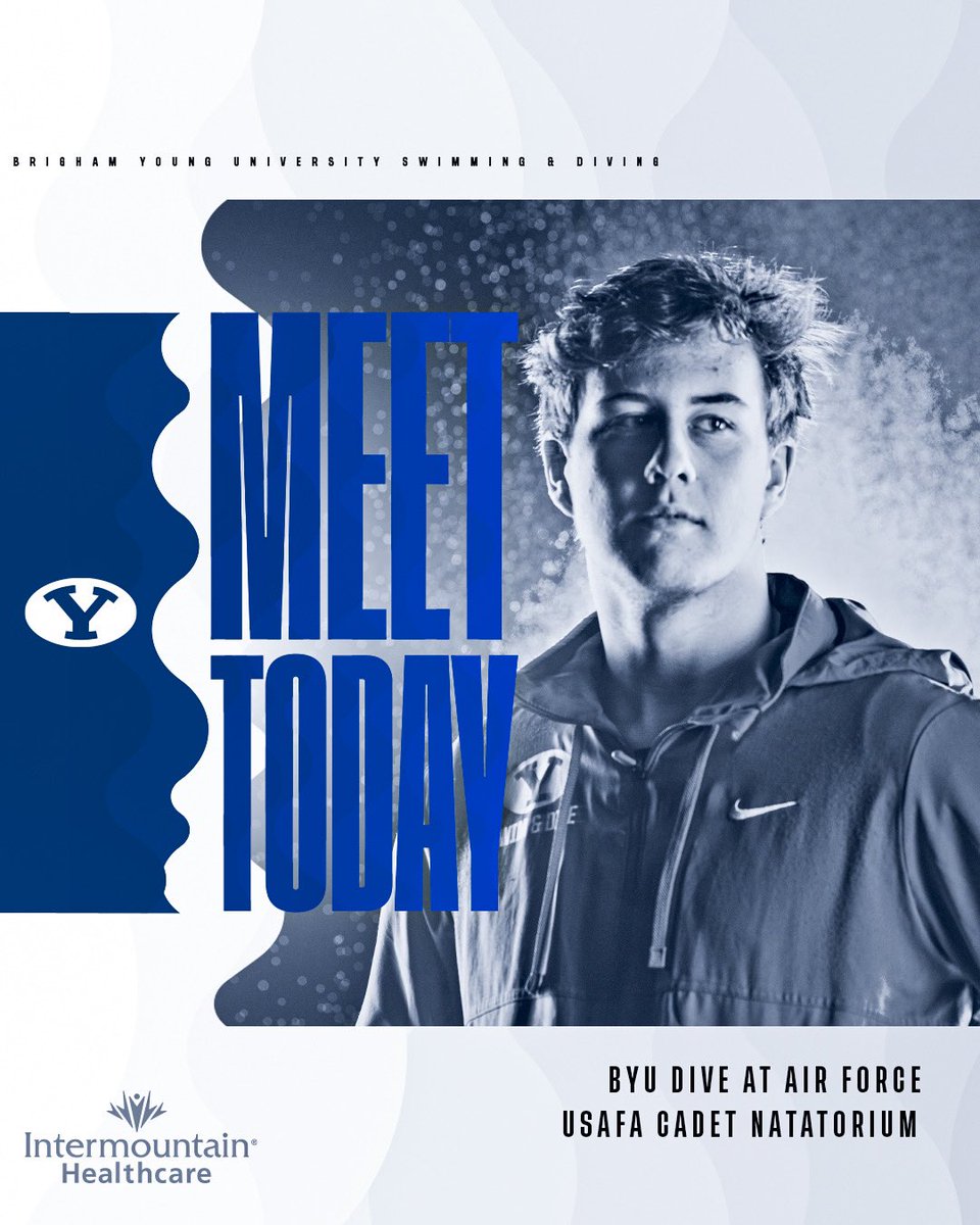 BYUSwim_Dive's tweet photo. ready for more back

🔹▫️Air Force Dive Invite▫️🔹
📍USAFA Cadet Natatorium CO
⏰ 8:00 a.m. MDT https://t.co/P8lYbG9WRu