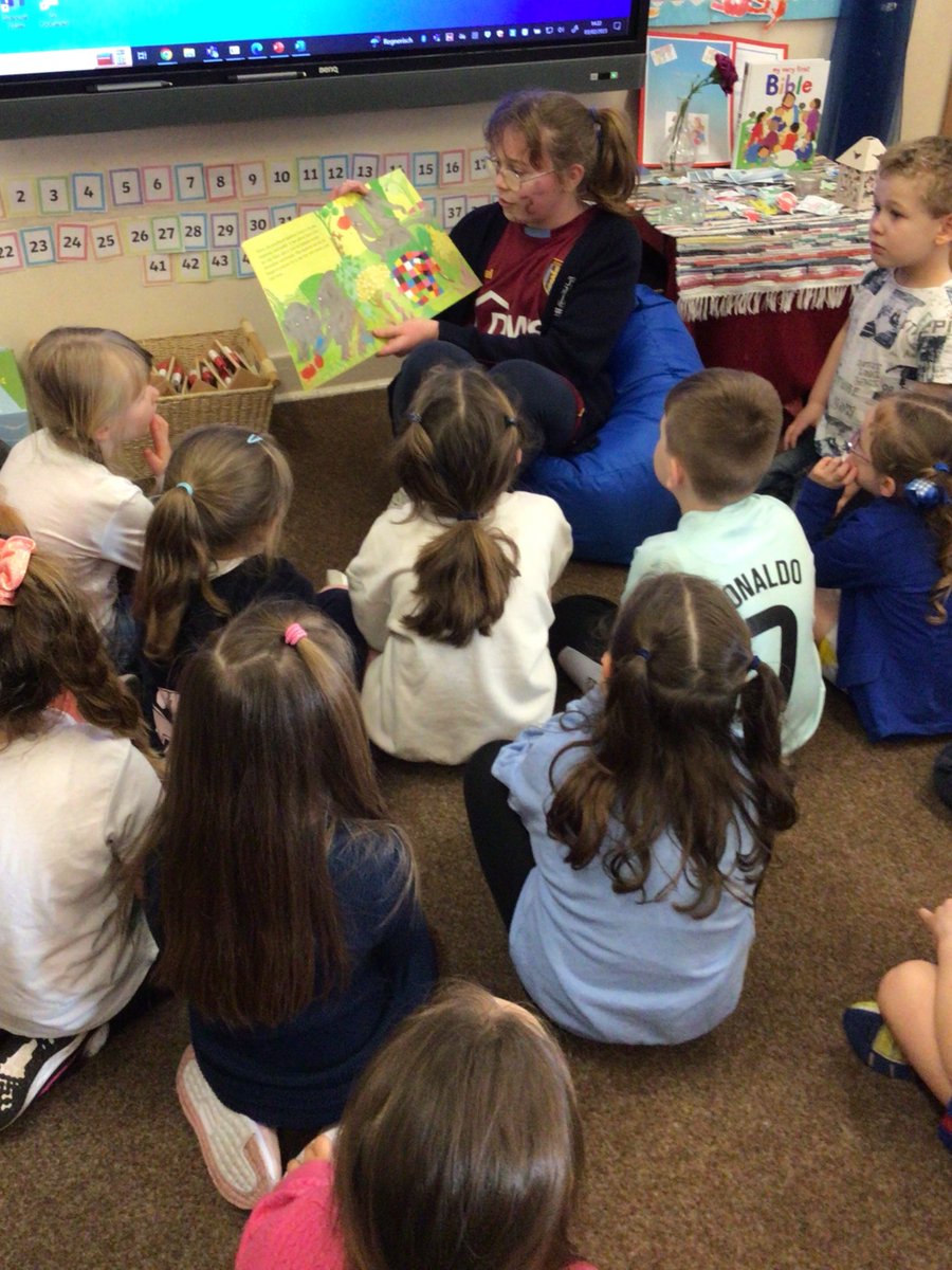 What a wonderful way to end the day! Thank you to  our Year 6 Reading Ambassadors who joined us for   story time today. #NationalStorytellingWeek #MakeADifference #EnglishOLOL 
 @6RB_MissRoss @6RB_MrsBurns @ololprimary_HT