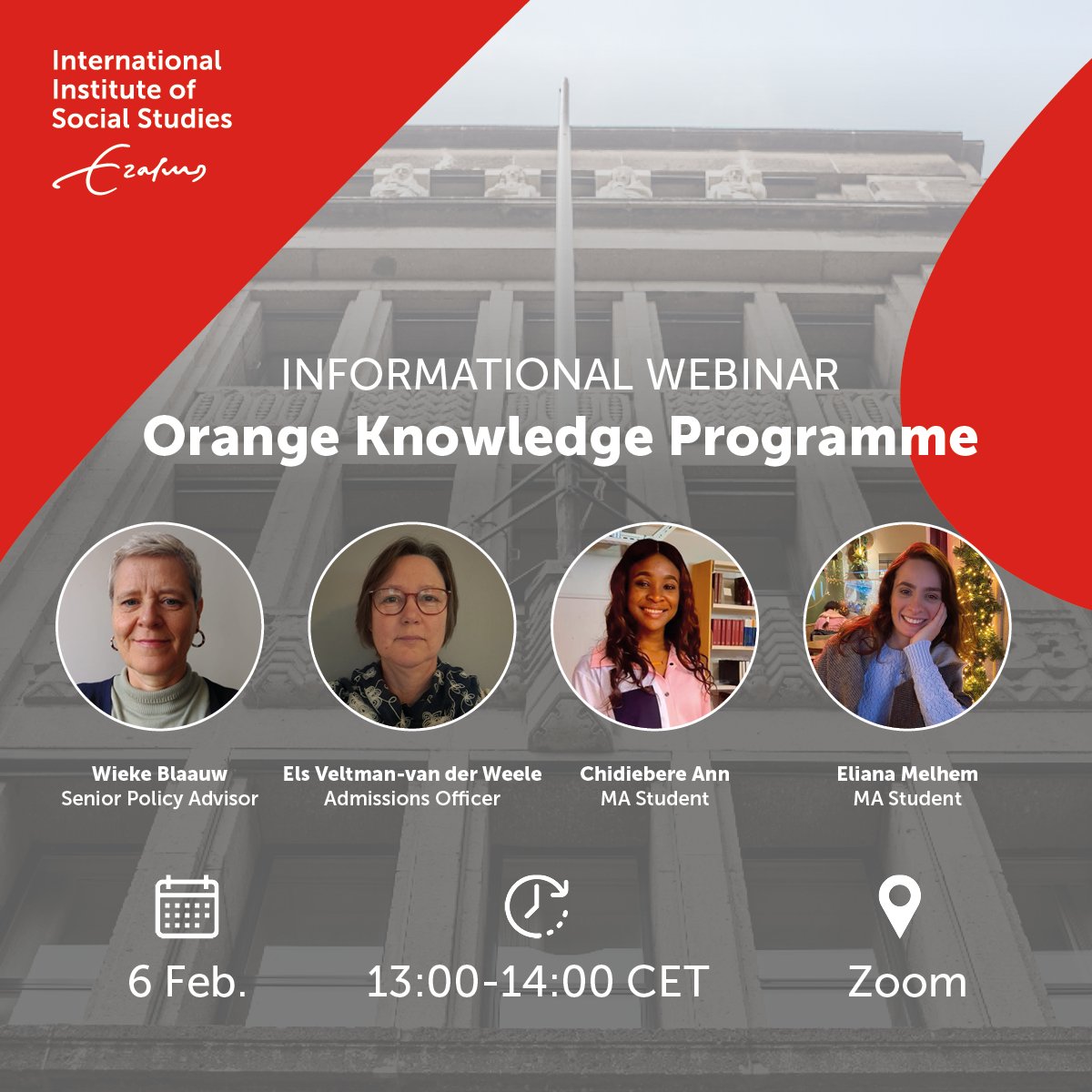 issnl's tweet image. 🔎Do you have urgent questions regarding the #OrangeKnowledgeProgramme scholarship? Then, join us for our upcoming informational Zoom webinar on Monday, 6 Feb (13:00-14:00 CET). There is still time register — sign up here: bit.ly/3HscyLl ⬅️
#scholarships