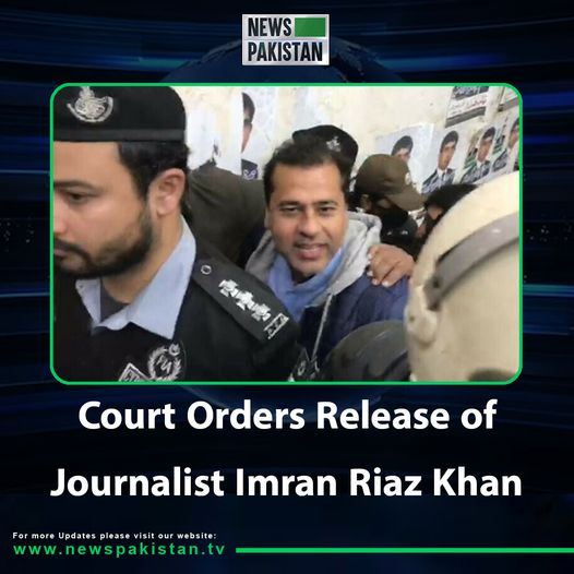 NewsPakistan's tweet photo. Court Orders Release of Journalist Imran Riaz Khan
https://t.co/TtMeWNAzdS https://t.co/TgPOxqWSIV