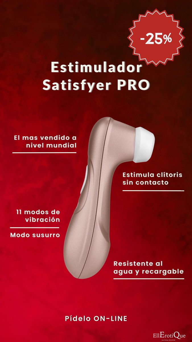 EllErotiQue's tweet photo. Este no necesita presentación. Solo vale decirte que está en promoción y que este San Valentín debe se tuyo. Pídelo ahora! 😏🔥
.
.
.
#SatisfyerPro #SexShop #Quito #EllErotiQue https://t.co/LAIQ68IkqY