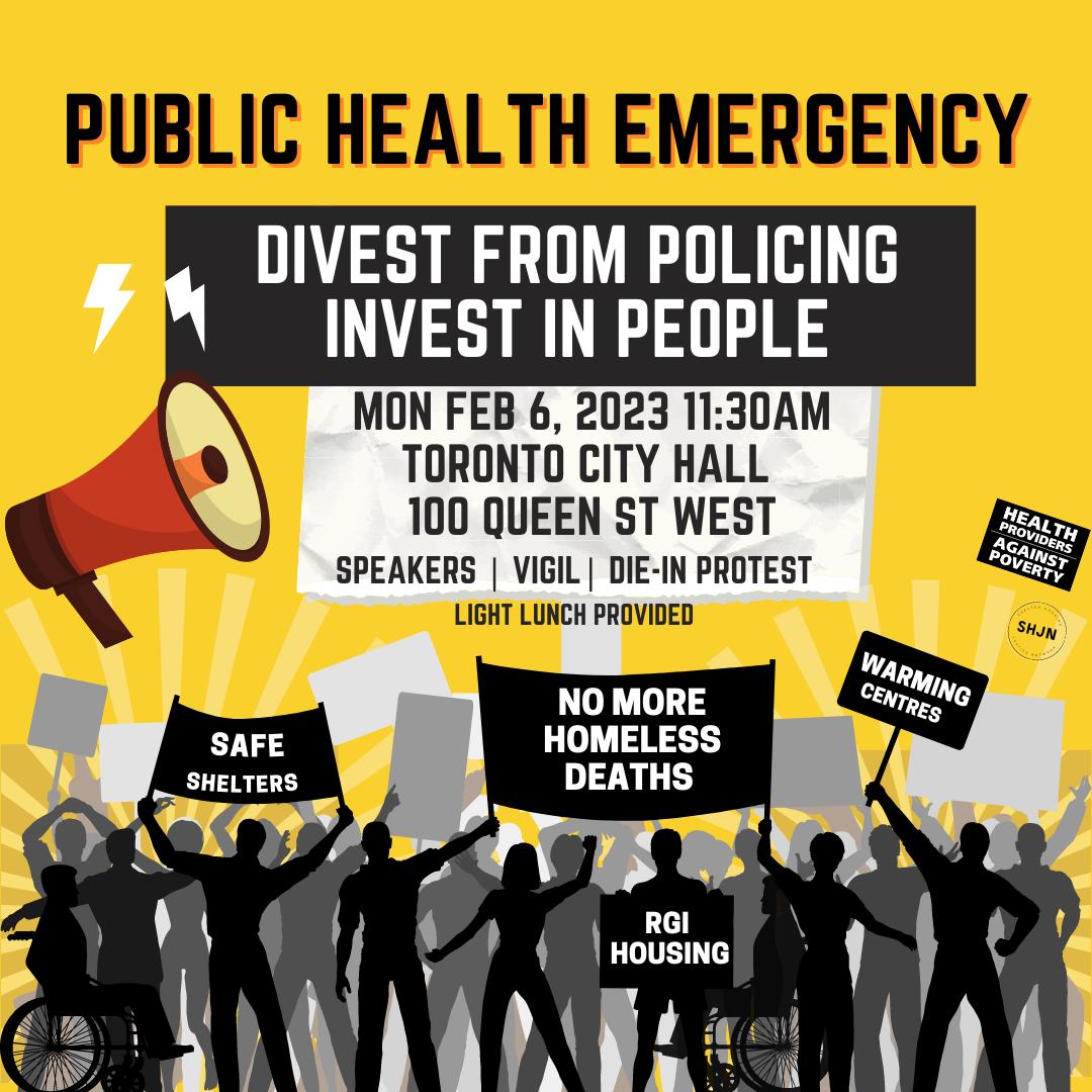 Instead, the City says there's no money for this. While spending millions on police. 

People are freezing to death outside - and that has happened literally.

We demand better. [END].