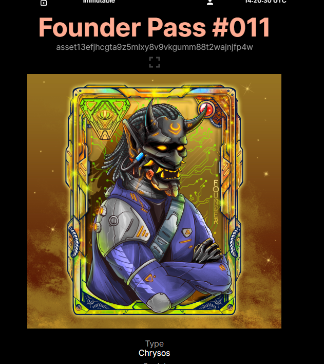 BarracudaNfts's tweet photo. Yooo Finally @HyperCultNFT I receive MY Gold pass
I got my Chrysos So Awesome filling minting this pass im so excited about this utilities 🫣🫶👹
#HyperCult #CNFTCommunity #CNFTProject #CNFTs https://t.co/iIoVSS3PRO