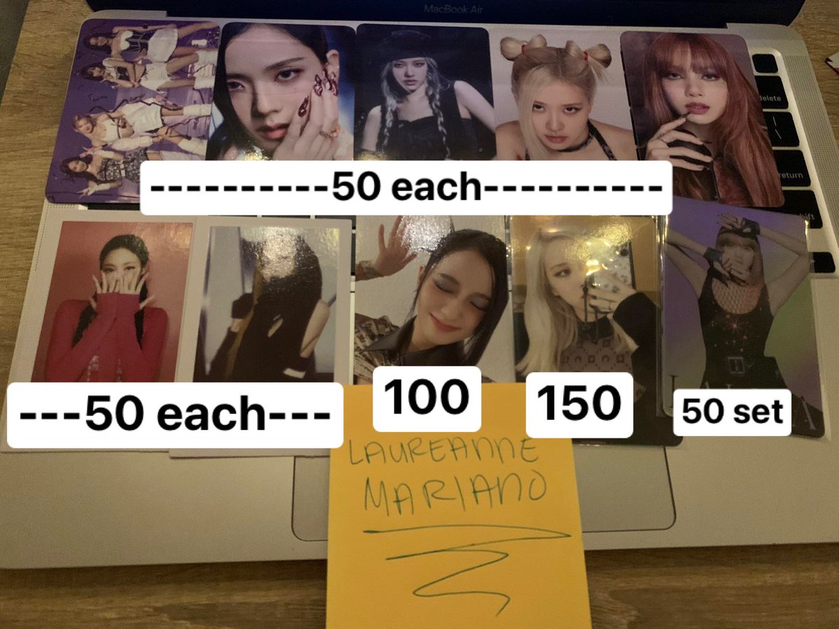 Wts lfb onhand
Super pamigay

Born pink photocards/random photocards

Additional 10 pesos for toploader

Rfs: not collecting

🏷️ born pink ktown4u pob KT4 jenjersey selfie photocard flowersoo jisoo jennie lisa rosé mirror selfie polaroid lalisa ygs pob lalisa pc jisoo digipack