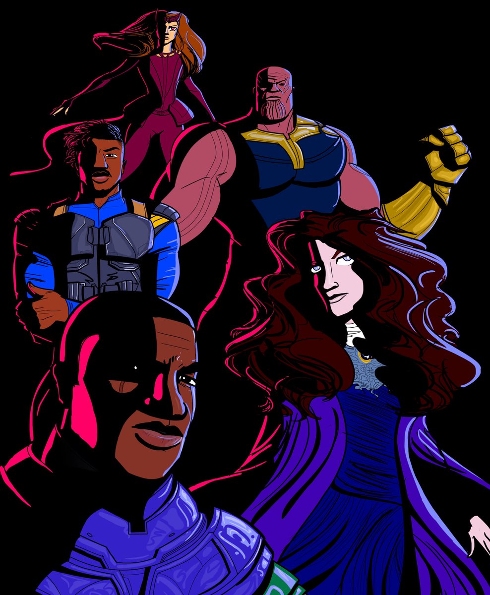JorellRivera's tweet photo. Villains United.
#marvel #marvelcomics #art #illustration #cartooning #photoshop #kang #agathaharkness #thanos #killmonger #scarletwitch #wandavision #wandamaximoff #michaelbjordan #jonathanmajors #quantumania #antman #avengers #villains #infintywar #endgame #mcu #fanart https://t.co/IvYx5ycScg