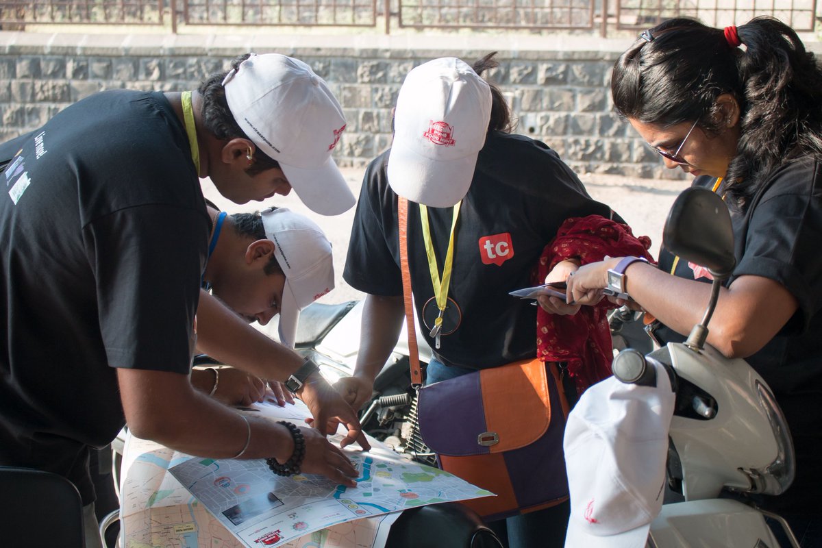 jayeshparanjape's tweet photo. PUNE FOOD HUNT 
Sunday, 12 February 
The PFH is a ‘food’ treasure hunt where participants have to form teams of 3-4 people and decipher clues, locate eating joints in the city, perform tasks and finish in 3 hours. 
Details &amp; Registrations
https://t.co/r7IuX3Eu6j

#pune https://t.co/27FAMIA8MD
