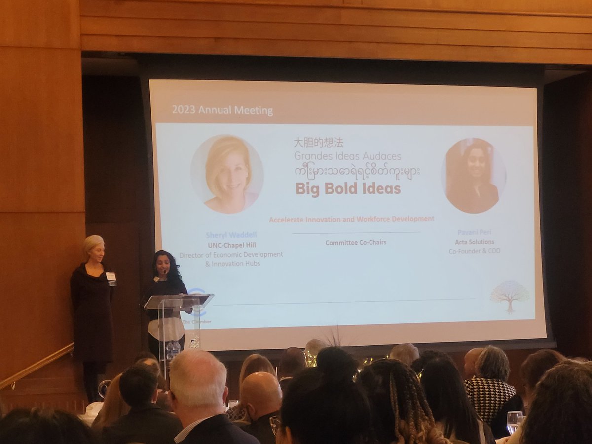 BetsBees's tweet photo. So excited about #WhatsNext at @CarolinaChamber and in the greater Chapel Hill-Carrboro community. Let's get bold.
https://t.co/2Ac5nLOhYS https://t.co/0M28j1Gut9