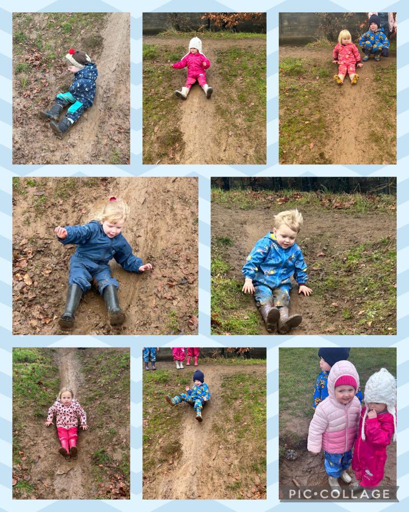 LlansannorPS's tweet photo. Afternoon nursery have enjoyed experiencing the mud slide during forest school. The laughter filled the field with joy. @_OLW_ #mudisfun https://t.co/8KcrilPlBQ